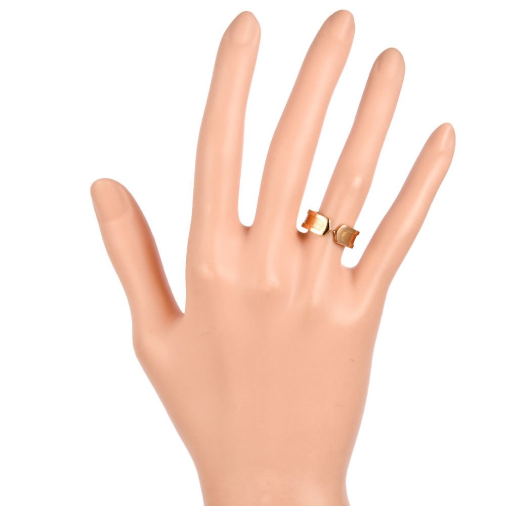 CARTIER Pink Gold 2C Ring Size 4.75 - Picture 5 of 6